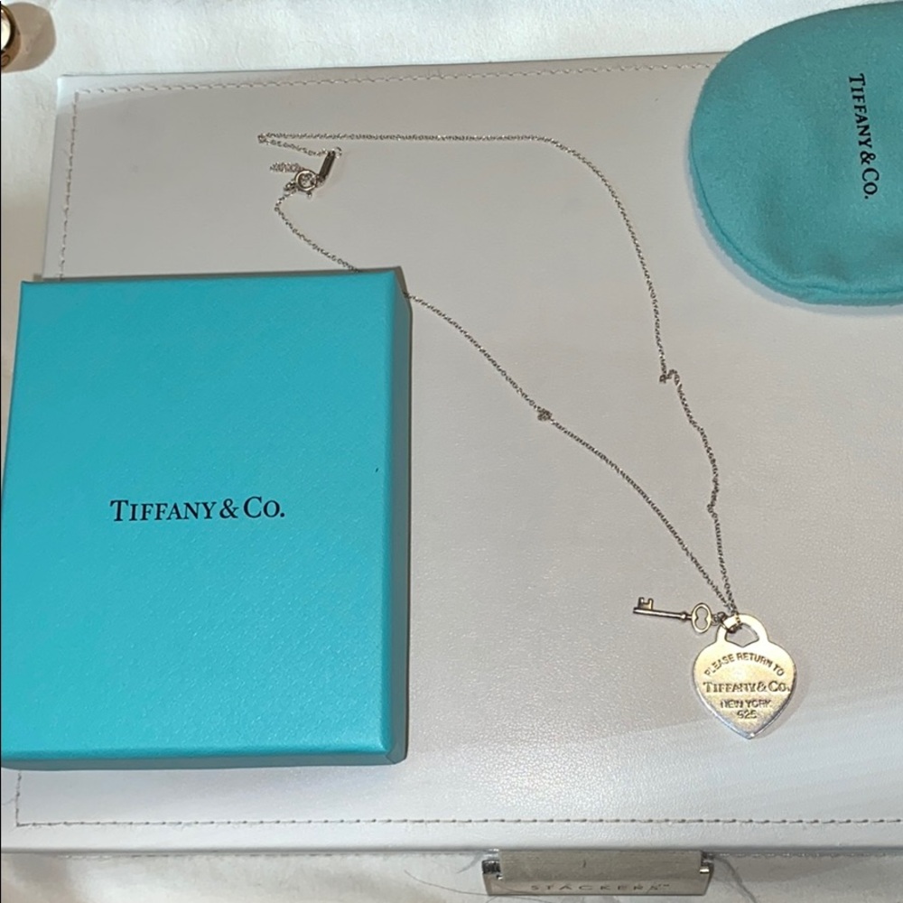 Tiffany and co heart necklace